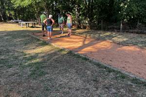 Partie de pétanque