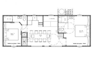 Cabane du Cerf, plan du bas