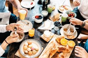 Petit déjeuner gourmande bio