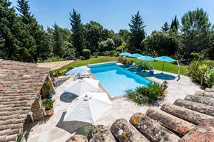 Jardin + piscine_vue terrasse