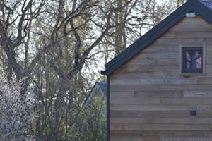 Cabane du Renard, extérieur et terrasse
