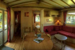 Mobil home camping village vacances Ardèche