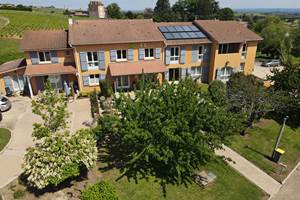 Vue aérienne hôtel