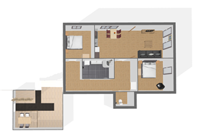 plan vue du dessus  / plan top view