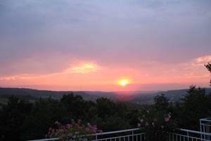 Villa Ric, coucher du soleil sur la Vallée de la Dordogne, proche des sites