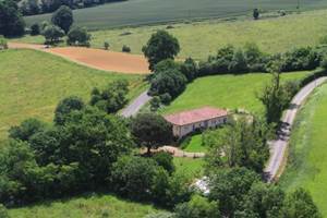 Le Clos de Bajardan - vue aérienne