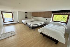 Espace de couchage supplémentaire (3 lits simples) pour familles et groupes