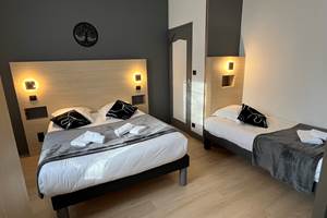 Chambre triple standard hotel le relax périgueux