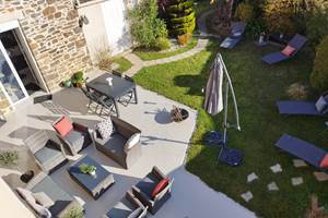 terrasse de la maison d'hôtes