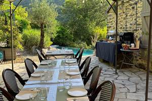 Terrasse petit-déjeuner