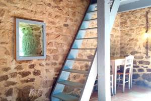 l'escalier de la mezzanine
