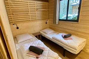 HY•Lødge Spa-6pers Chambre avec deux lits simple