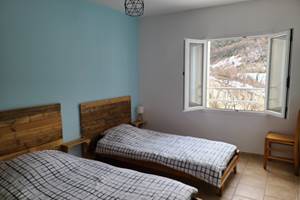 Les Gîtes de Moussan - Montbrun Les Bains - Gîte 4 - chambre 2 lits simples - 1er étage