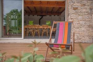 Gite du Causse Loubressac Terrasse