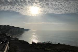 Les falaises Ault Baie de Somme Gites La Baie des Remparts France