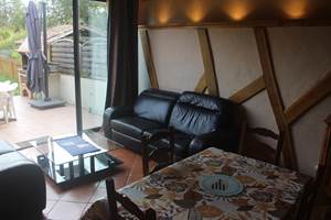 Le coin salon du gîte