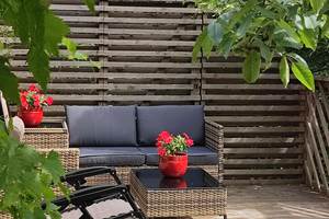 Terrasse non attenante de la chambre du Parpalhon