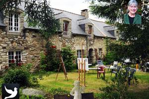 Tableau extérieur dans le jardin