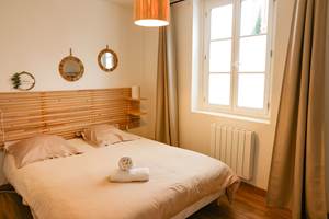 Apt l'IDOLLE, 6 personnes, chambre 1, lit queen size