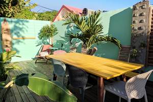 La terrasse de la Kaz Auberge
