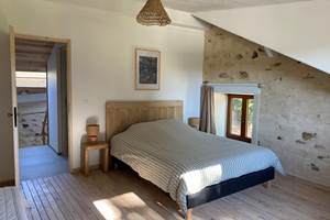 Gîte de la chevêche et sa chambre spacieuse