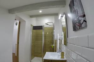 Salle de douche de la Chambre Alpine