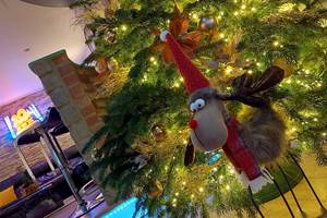 Décorations prévues pour les fêtes.