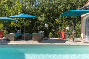 Vue Piscine Partagée  "Casa AMMIRATI Flayosc "