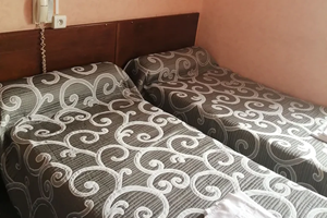 chambre double lits séparés