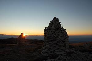 Lever de soleil sur la Montagne de Lure