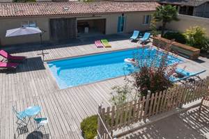 Piscine, transats