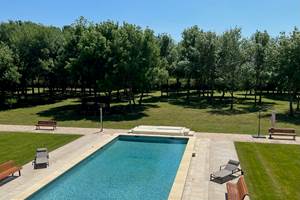 VUE DE LA TERRASSE ALPILLES