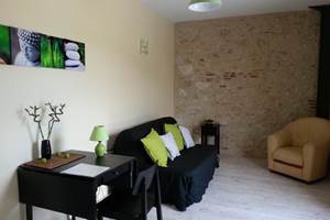 salon privatif chambre "Galets de Garonne" accueil PMR