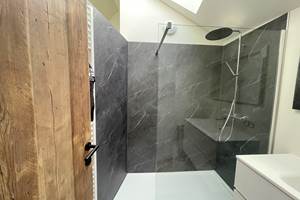 La salle de douche
