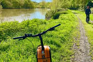Près de l'Adour en trottinette tout terrain