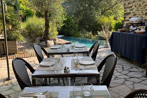 Terrasse du petit-déjeuner