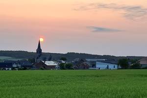 Vue sur le village d'Hanzinne