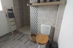 salle de bain , douche spacieuse, WC