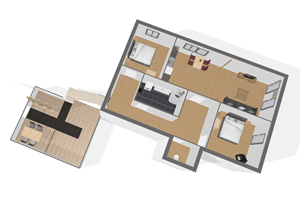 plan en 3D / 3D plan