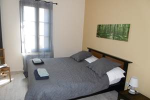 chambre "Galets de Garonne" lit 160