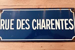 Plaque rue Charentes_La Grande Cavalerie