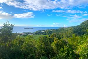 Vue panoramique depuis la vigie de la chambre à l'étage