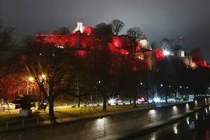 la Citadelle illuminée