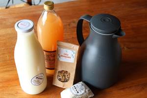 quelques produits locaux ardennais utilisés pour nos repas