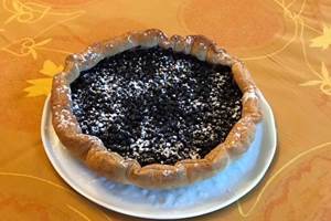 Tarte aux myrtilles