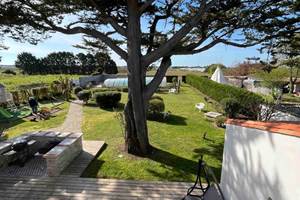 Grande Maison - Terrasse jardin vu de l'étage
