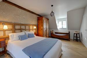 Chambre parentale n.5 avec lit junior de la Grange à Porteau