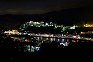 Bouillon et son château fort la nuit (© P. QUINDOT)