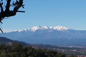 Vue de la montagne du Canigou, dans les Pyrénées Orientales