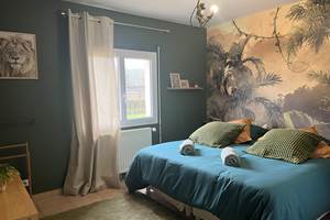 chambre tropicale gîte 14 personnes VALORBIQUET